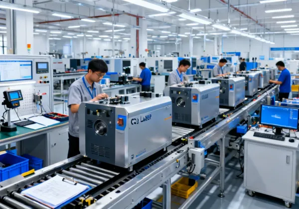 Inside Thunder Laser manufacturing facility