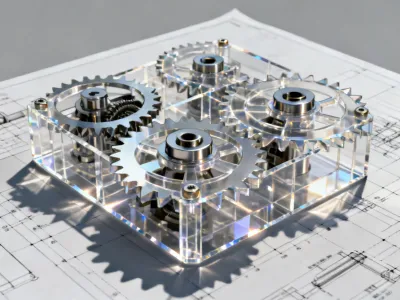 Laser cut mechanical prototype assembly