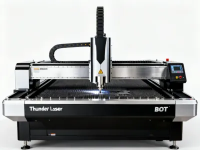 Thunder Laser Bolt fiber and CO2 laser cutter
